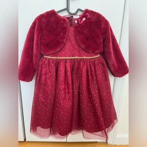 Girls tulle dress with jacket, sz 6